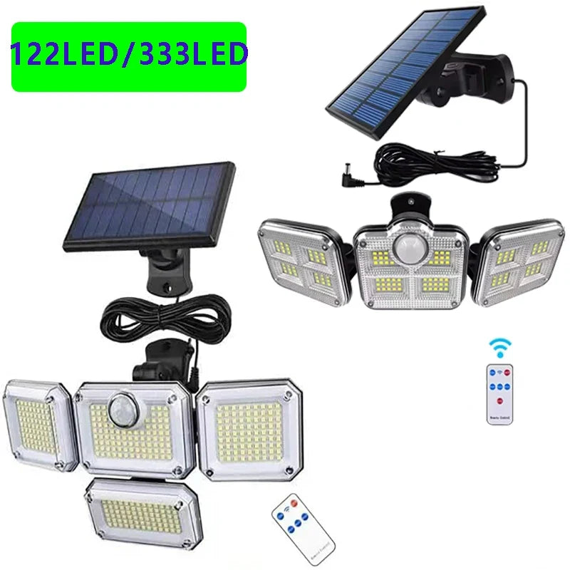 Warden solar motion flood light