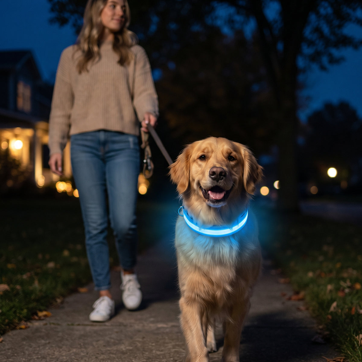 Fetch Rechargeable LED Dog Collar