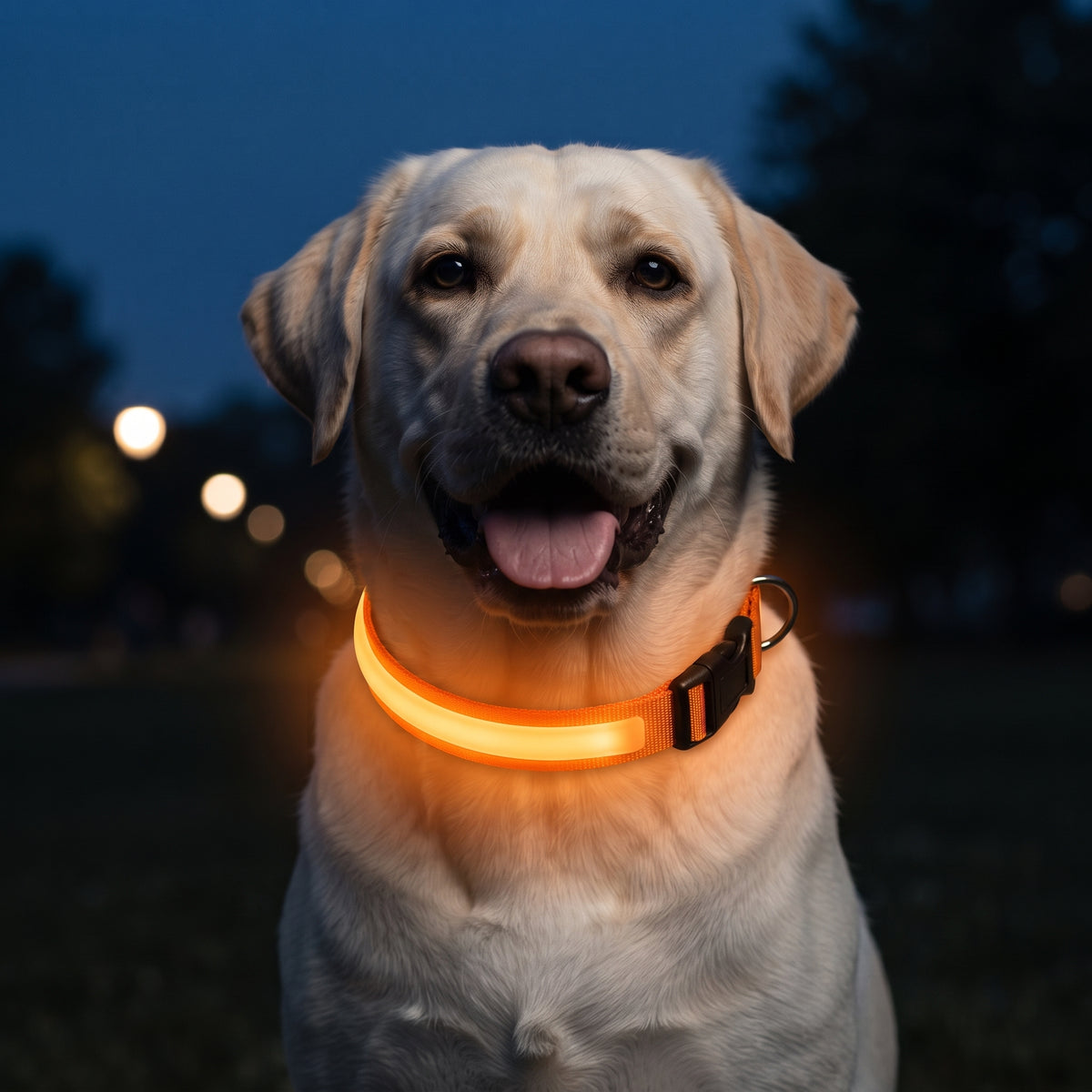 Fetch Rechargeable LED Dog Collar