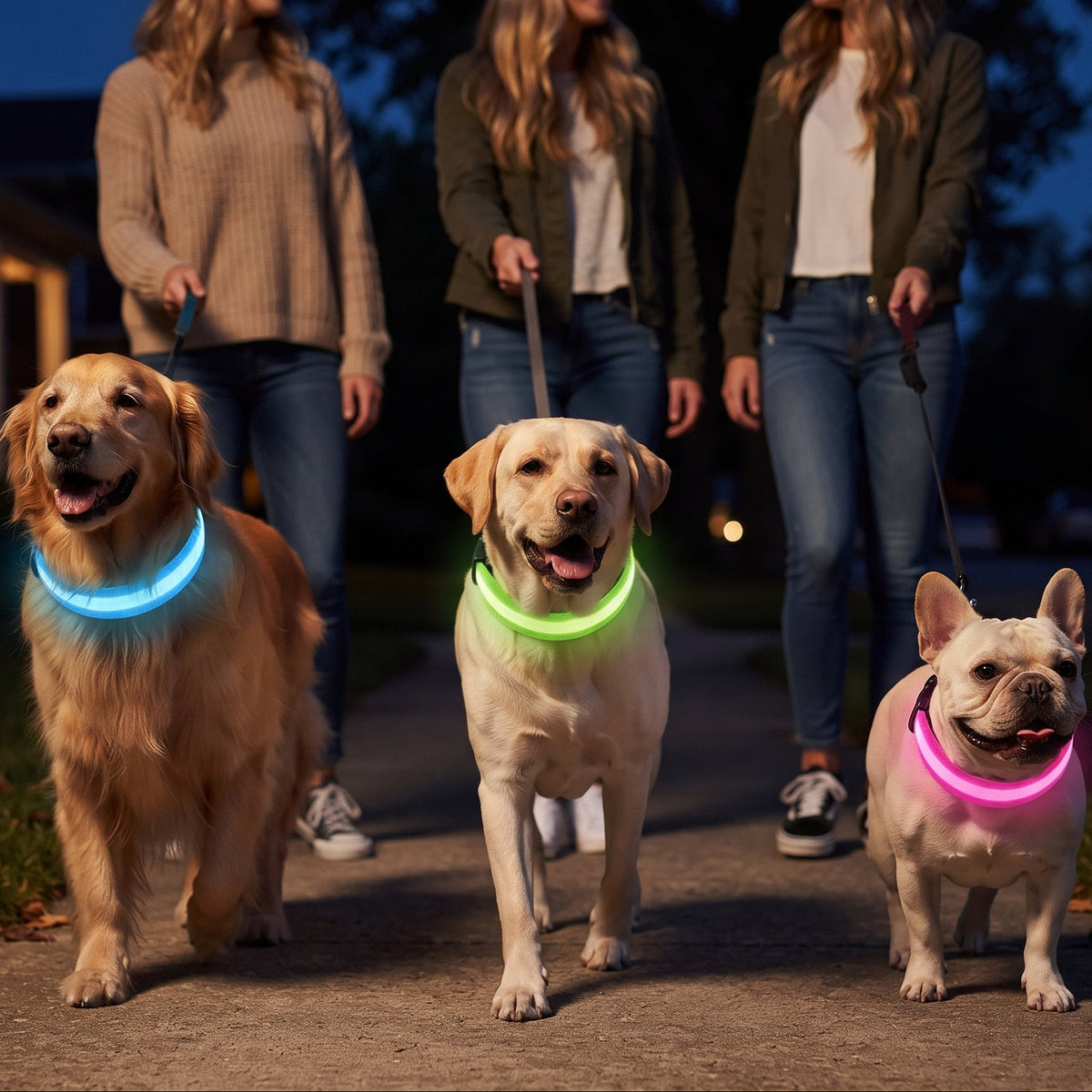 Fetch Rechargeable LED Dog Collar