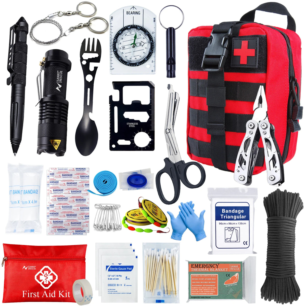 Ready 24-in-1 Survival & First Aid Kit