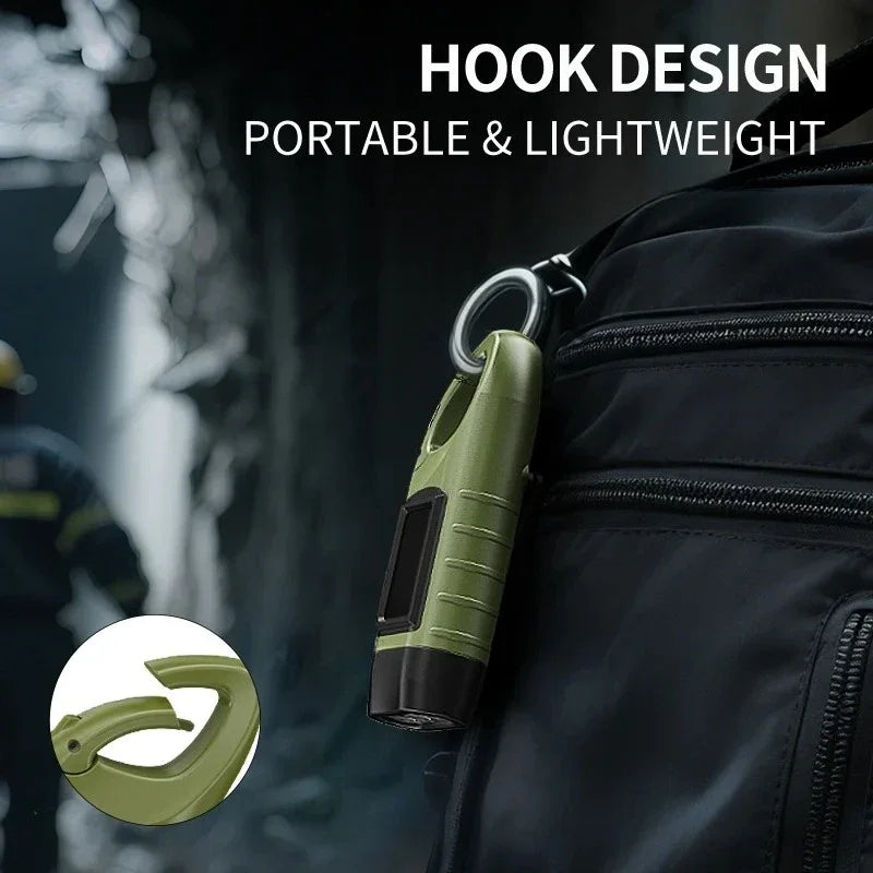 Dynamo Solar & Hand-Crank Flashlight