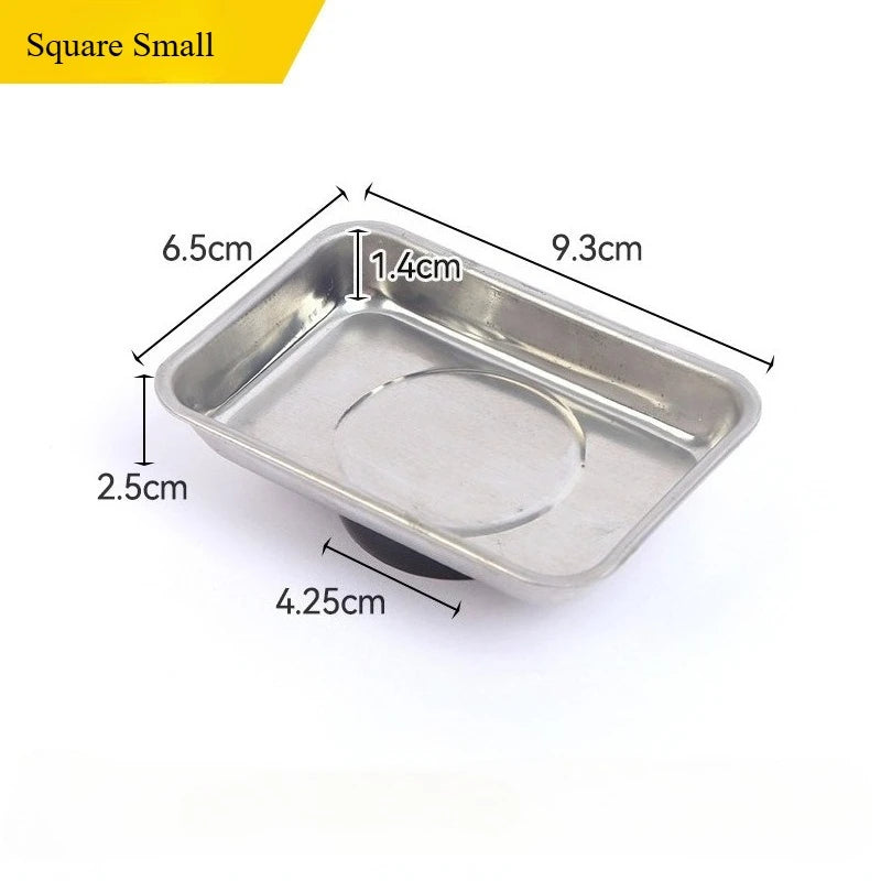 Catch Stainless Steel Magnetic Parts Tray