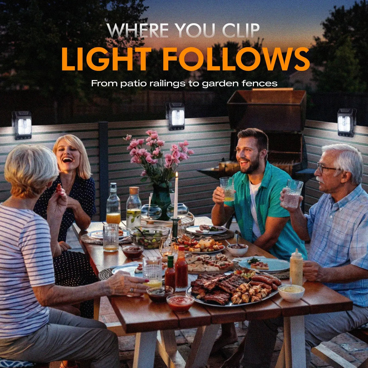 Perch Solar Clip-On Motion Light
