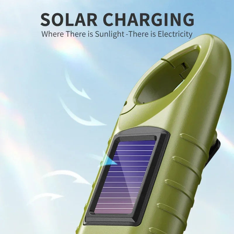Dynamo Plus Crank Flashlight with Phone Charging