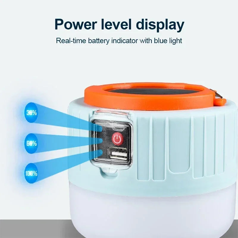Glowcamp Solar Bulb Lantern with Remote