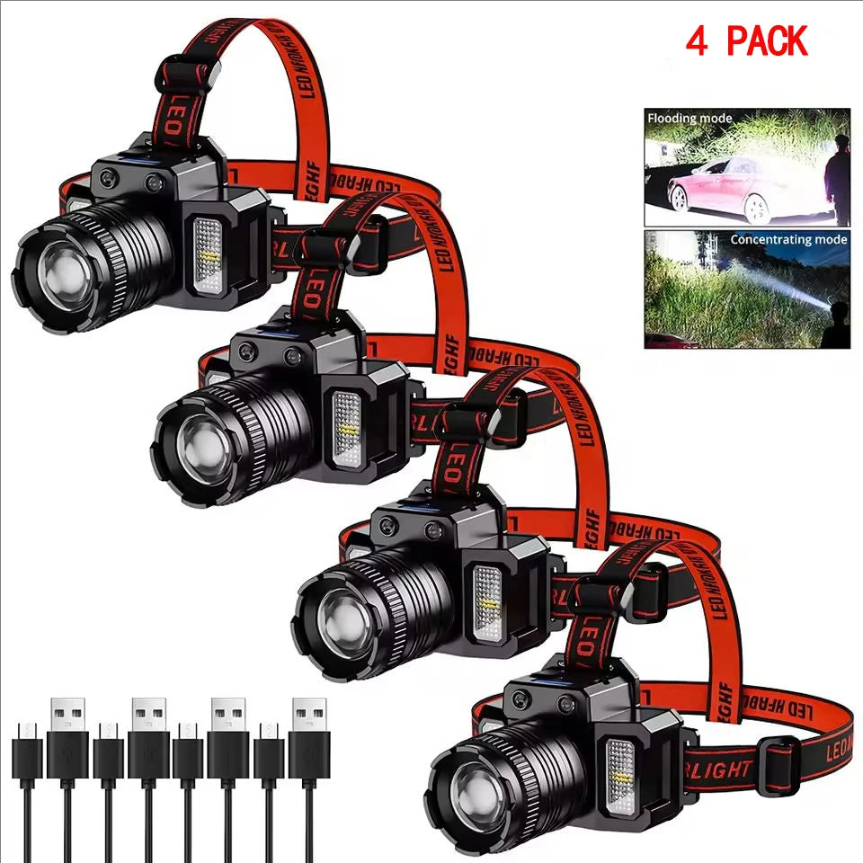 Crew Motion-Sensor Headlamp 4-Pack