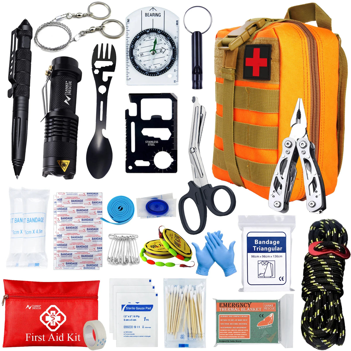 Ready 24-in-1 Survival & First Aid Kit