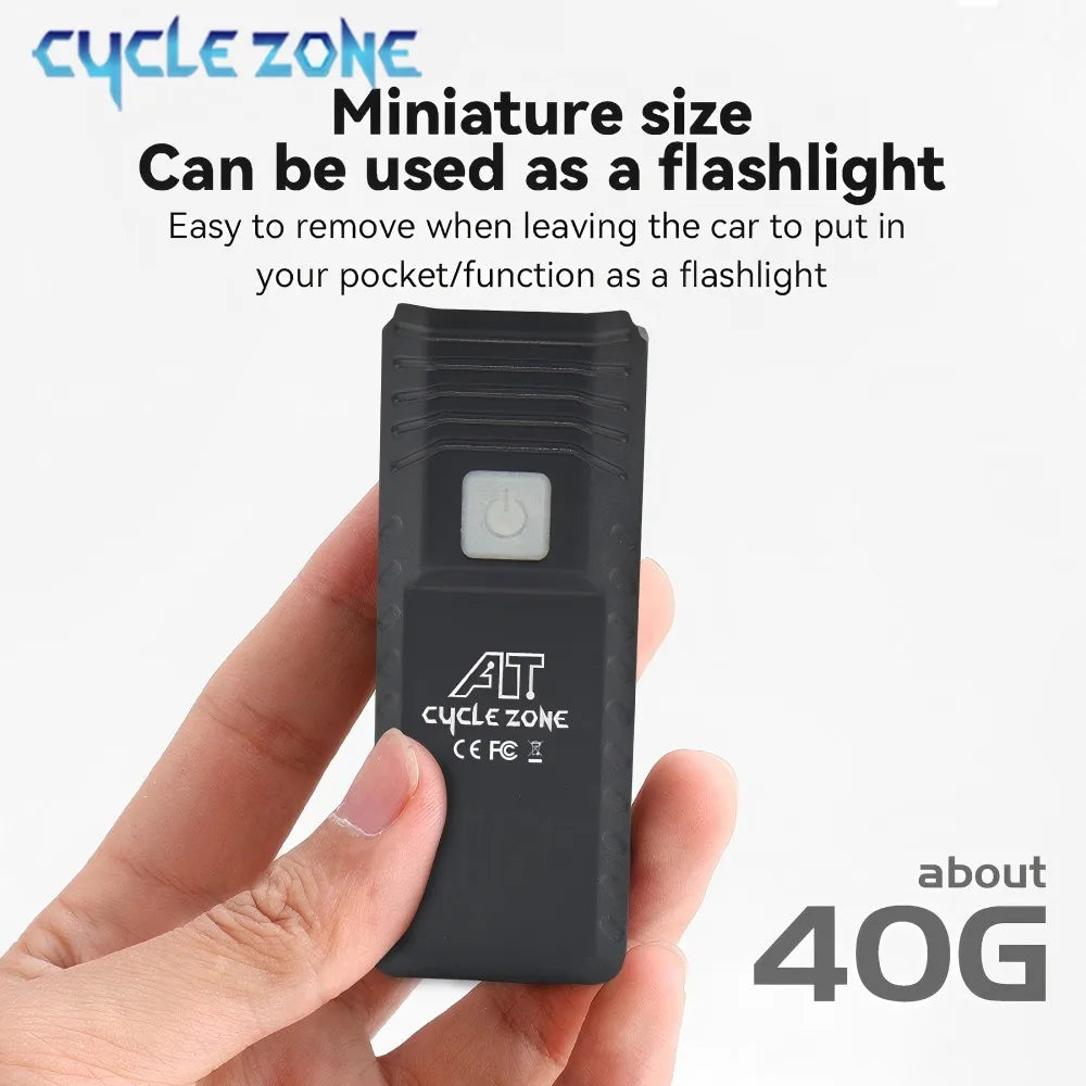 Pace Rechargeable Bike Light Set, Front + Tail