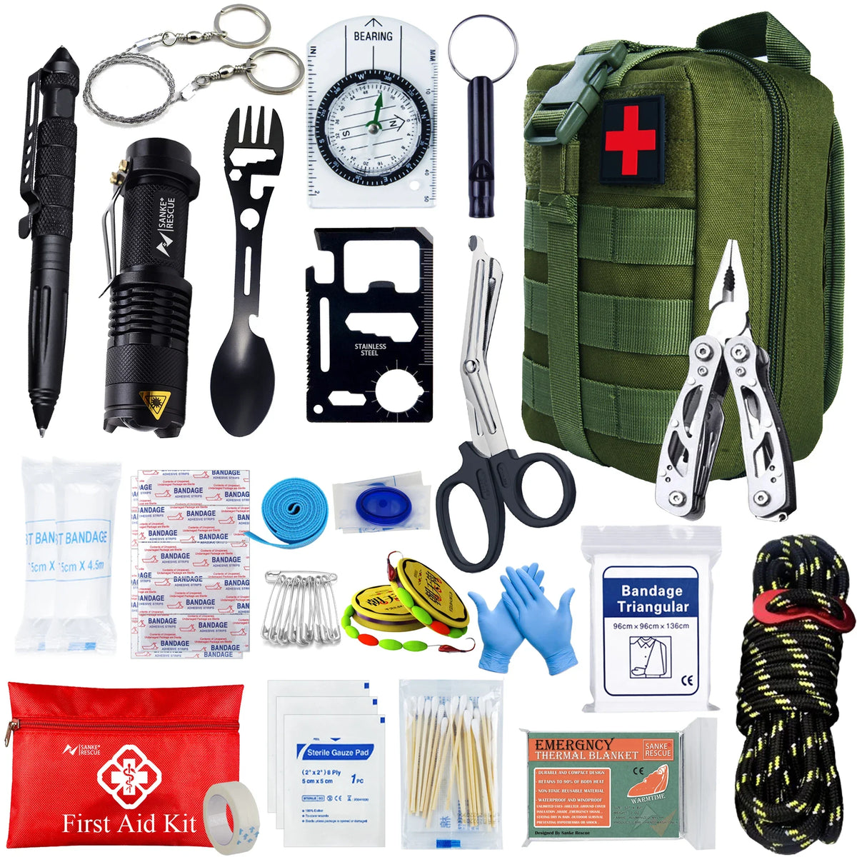 Ready 24-in-1 Survival & First Aid Kit
