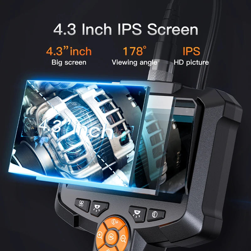 Lens Industrial Inspection Camera, 4.3-Inch Screen