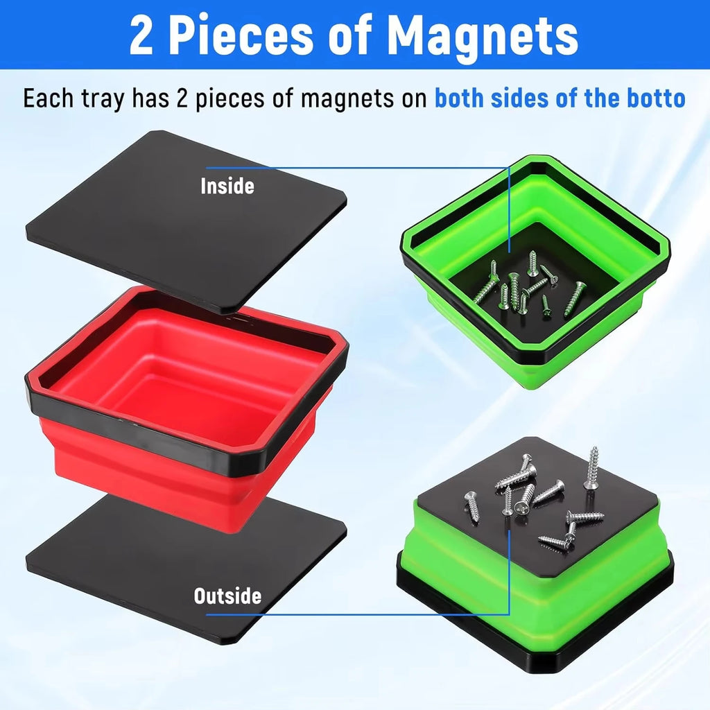 Catch Collapsible Magnetic Parts Tray