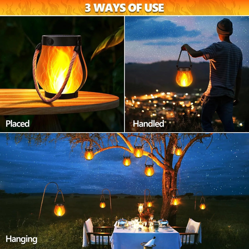 Hearth Solar Flame Lantern