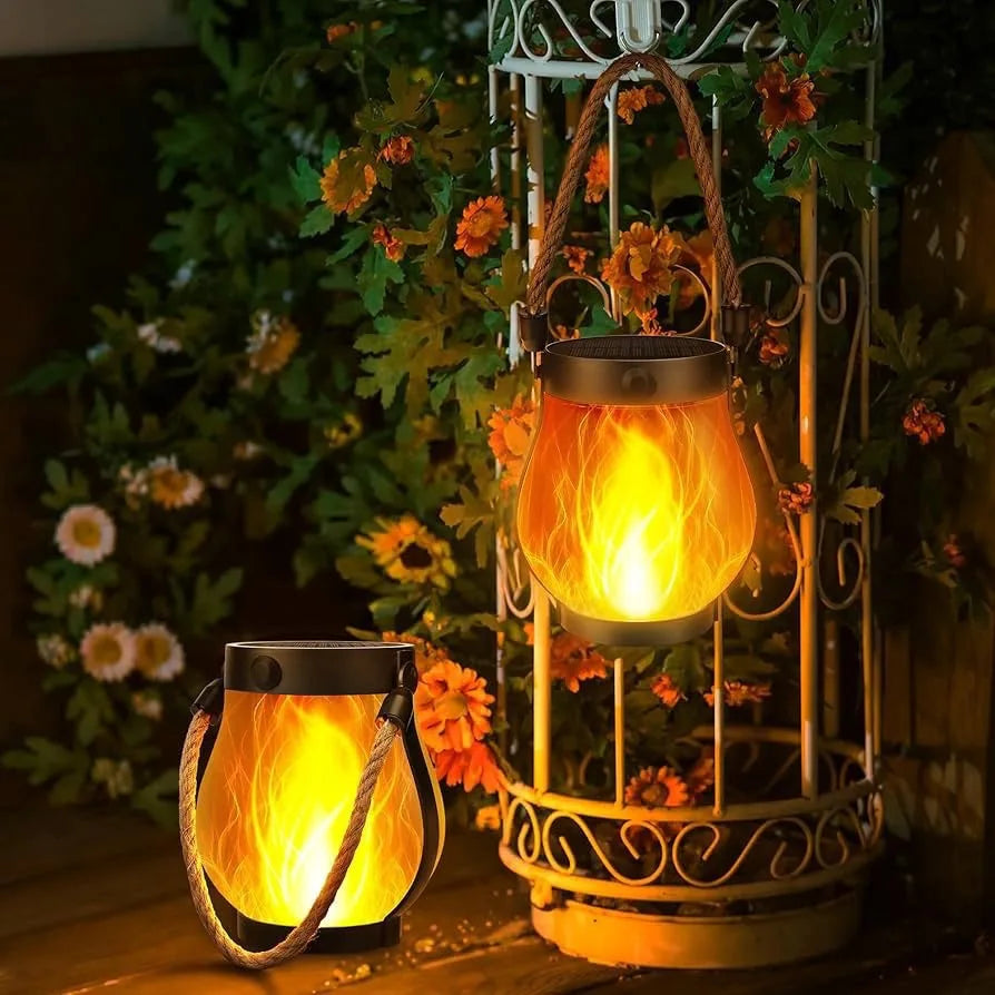 Hearth Solar Flame Lantern