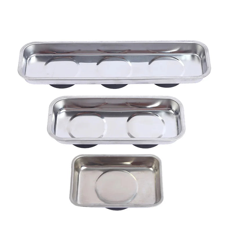 Catch Stainless Steel Magnetic Parts Tray