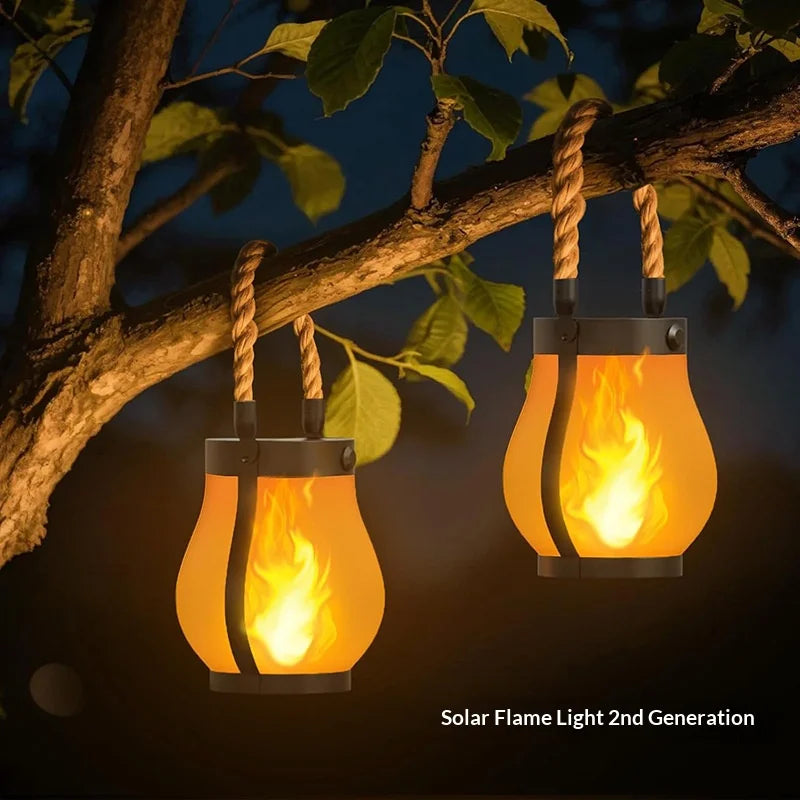 Hearth Solar Flame Lantern