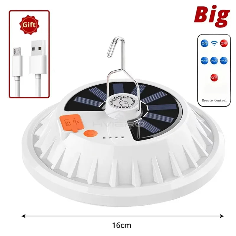 Glowcamp Solar Bulb Lantern with Remote