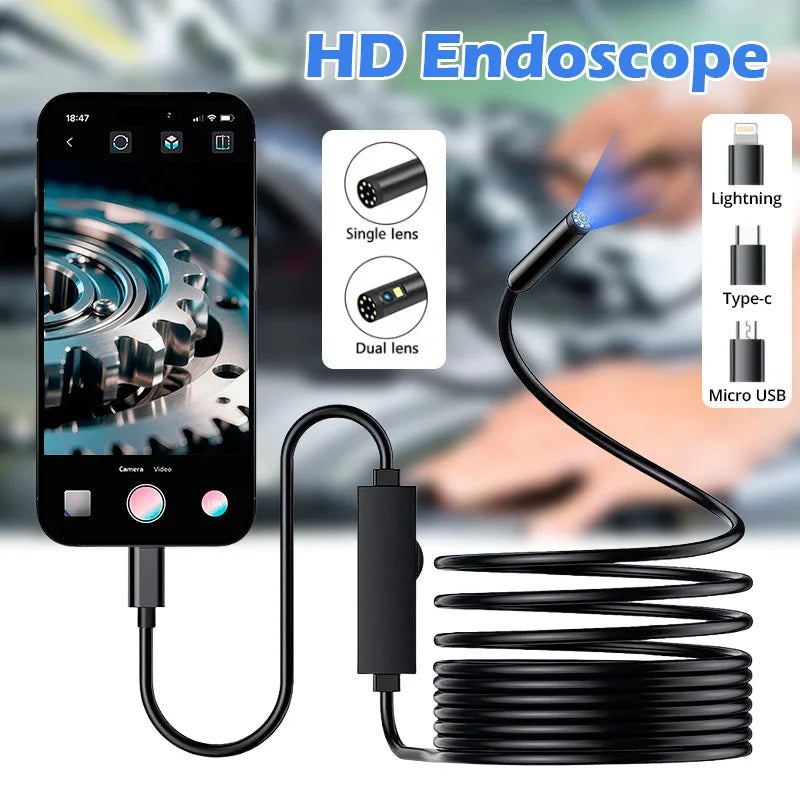 Lens Phone Inspection Camera for iPhone & Android