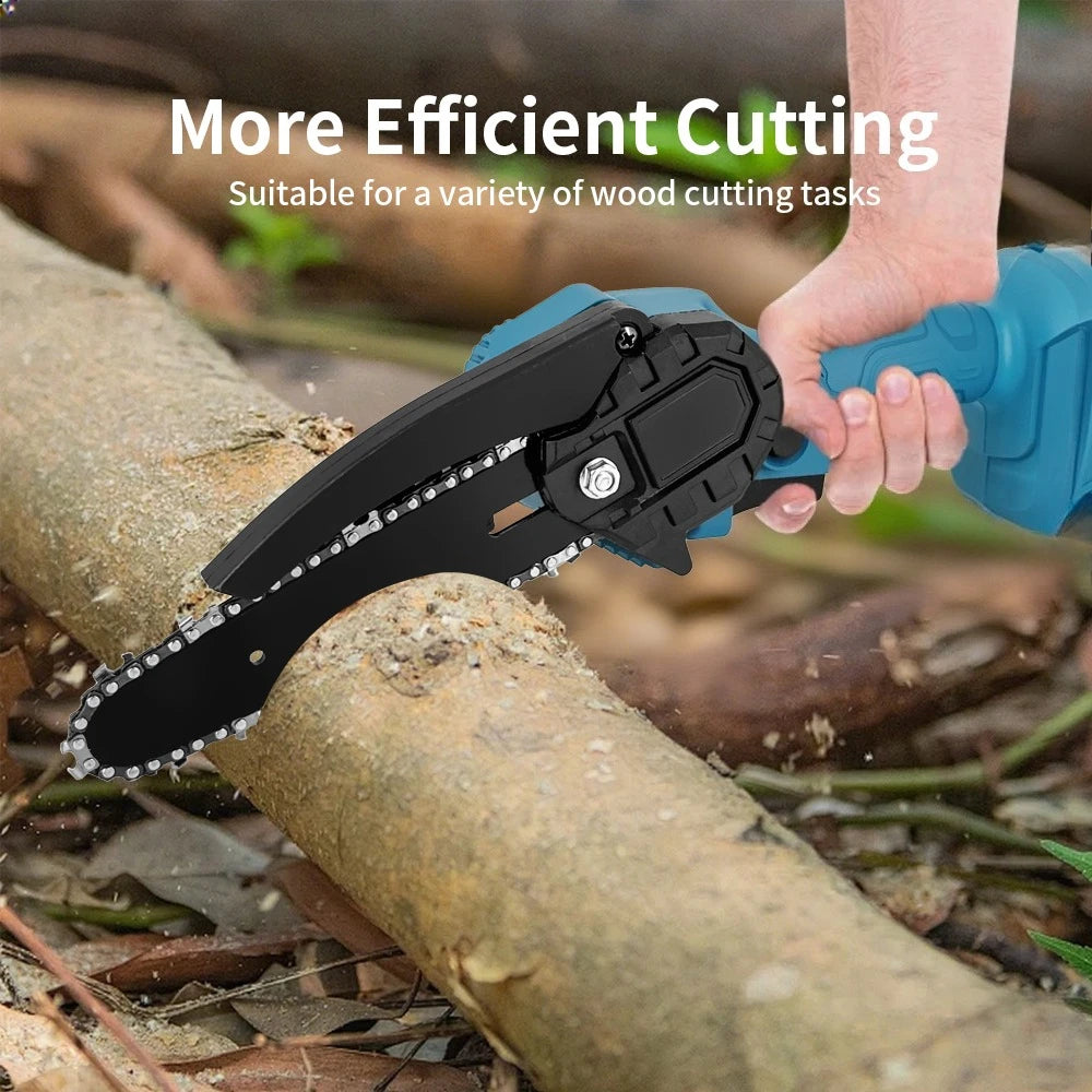 Timber Mini Cordless Chainsaw, 4-Inch