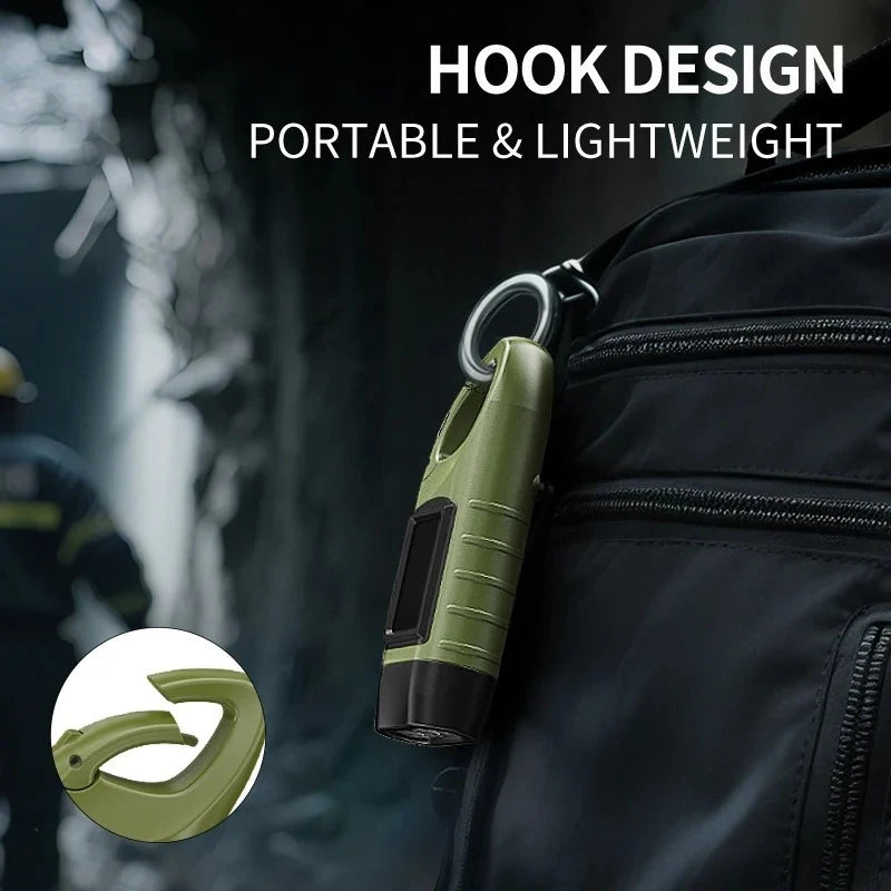 Dynamo Plus Crank Flashlight with Phone Charging