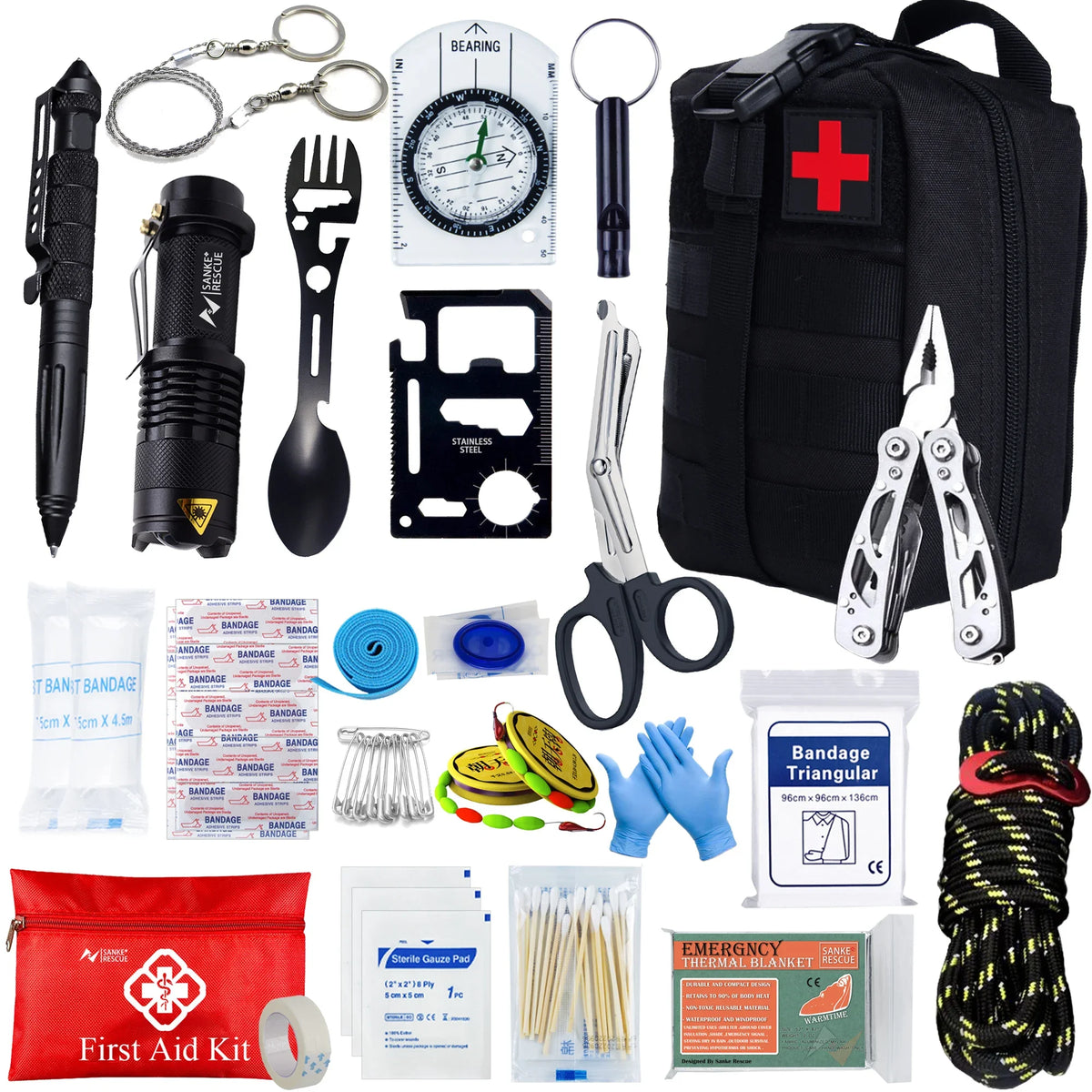 Ready 24-in-1 Survival & First Aid Kit