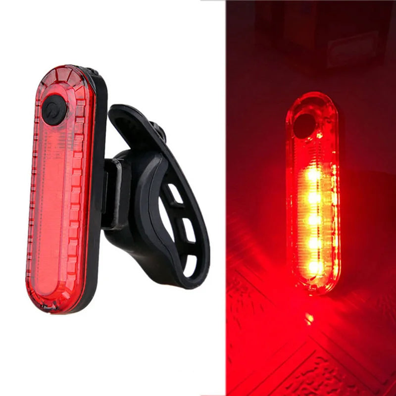 Pace Rechargeable Bike Light Set, Front + Tail