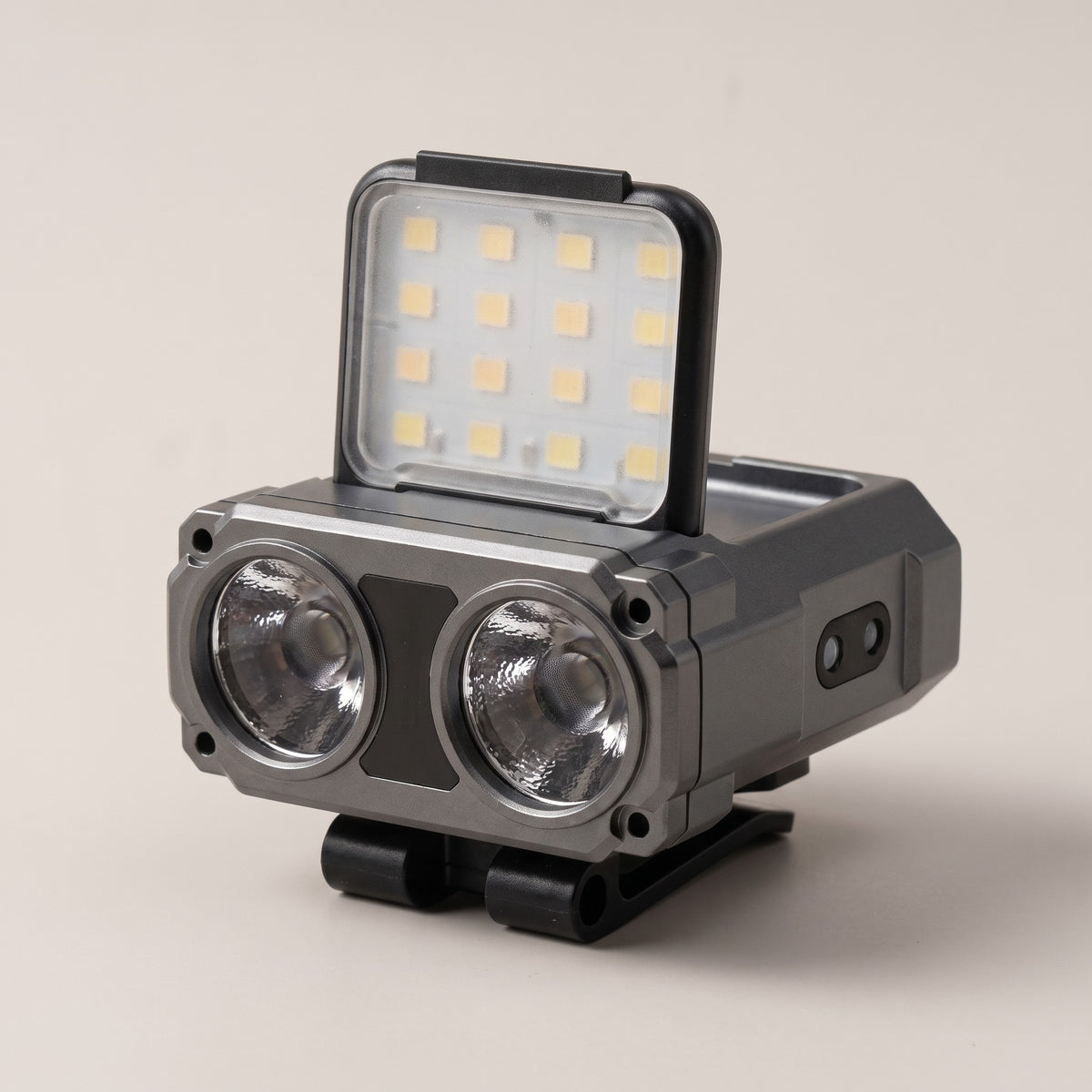 Warden Brim cap-clip headlamp with flip-up flood panel